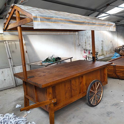 Food Truck With Storage Cabinet