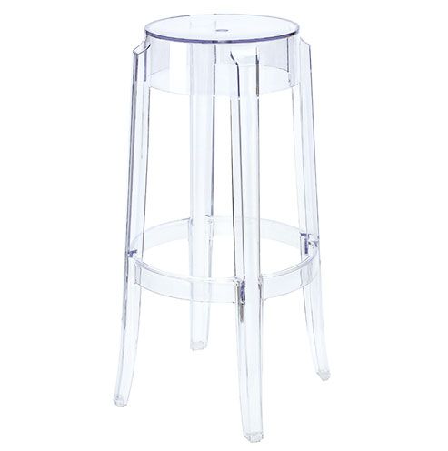 Resin Charles Ghost Barstool