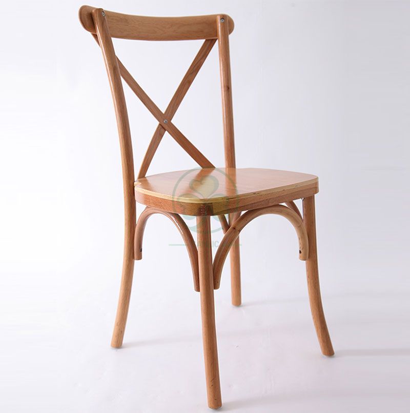 Wooden Cross Back Chair