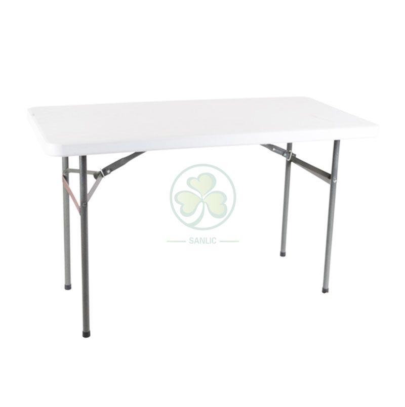 4FT Plastic Rectangular Folding Table