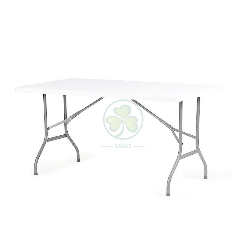 5FT Plastic Rectangular Folding Table