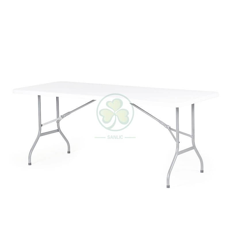 6FT Plastic Rectangular Folding Table