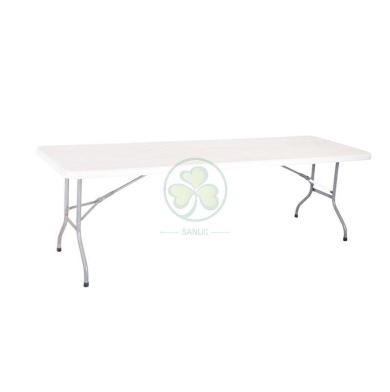 8FT Plastic Rectangular Folding Table