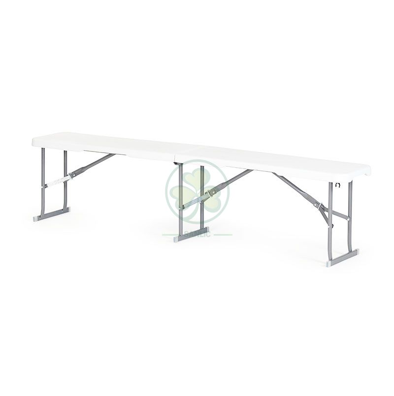 6FT Plastic Fold-In-Half Bench T4.0