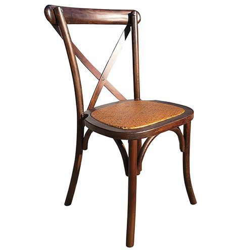 Wooden Cross Back Chair