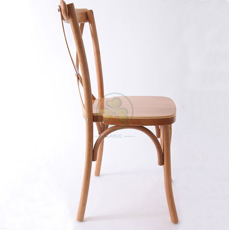 Wholesale Natural Color Wooden Cross Back Chair   SL-W1801RGXB