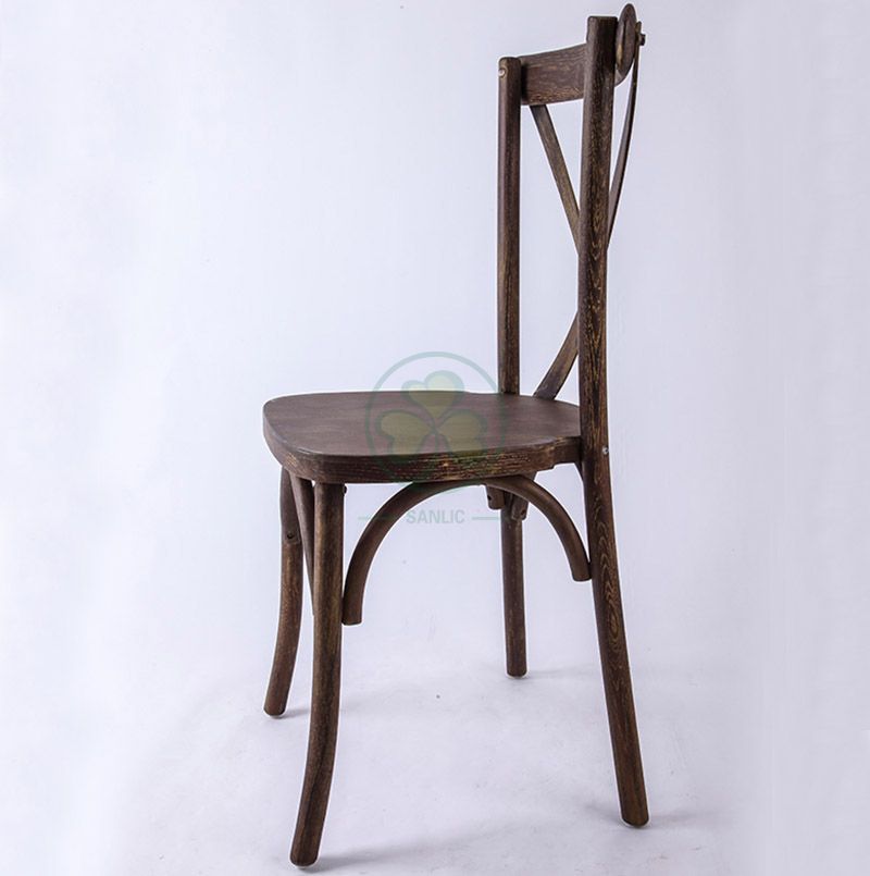 Hot Sale Antique Oak Cross Back Chairs   SL-W1803RGXB