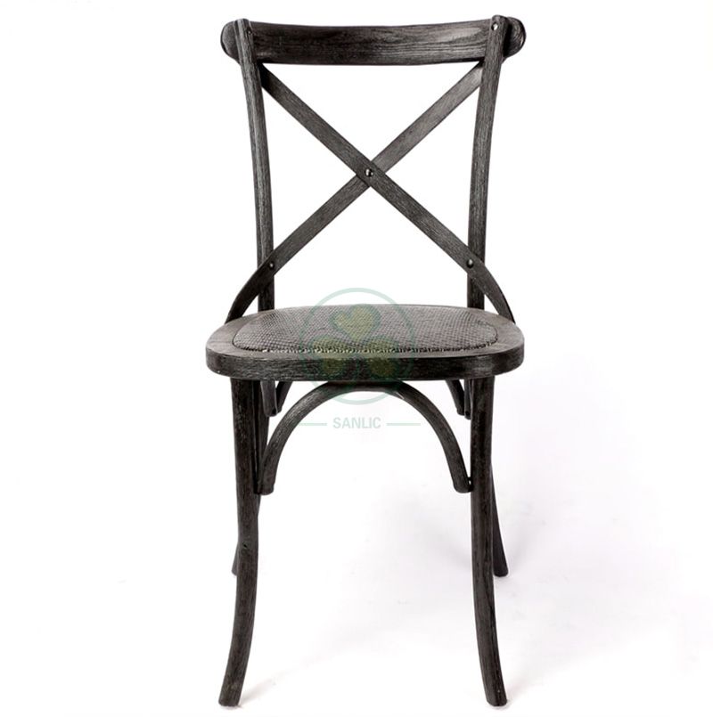 Hot Selling Black Cross Back Dining Chair  SL-W1805RGXB