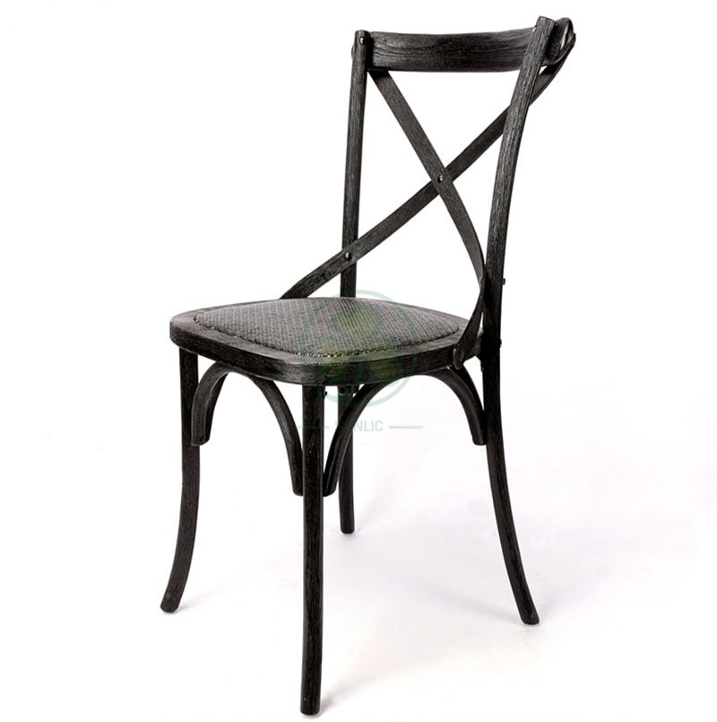 Hot Selling Black Cross Back Dining Chair  SL-W1805RGXB