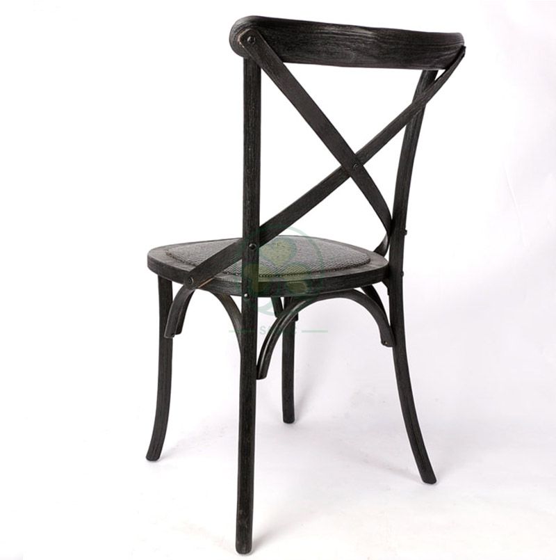 Hot Selling Black Cross Back Dining Chair  SL-W1805RGXB