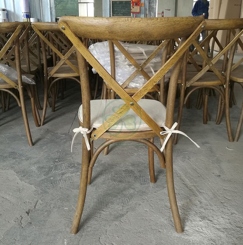 Wholesale Stackable Wedding Crossback Chairs   SL-W1816RGXB