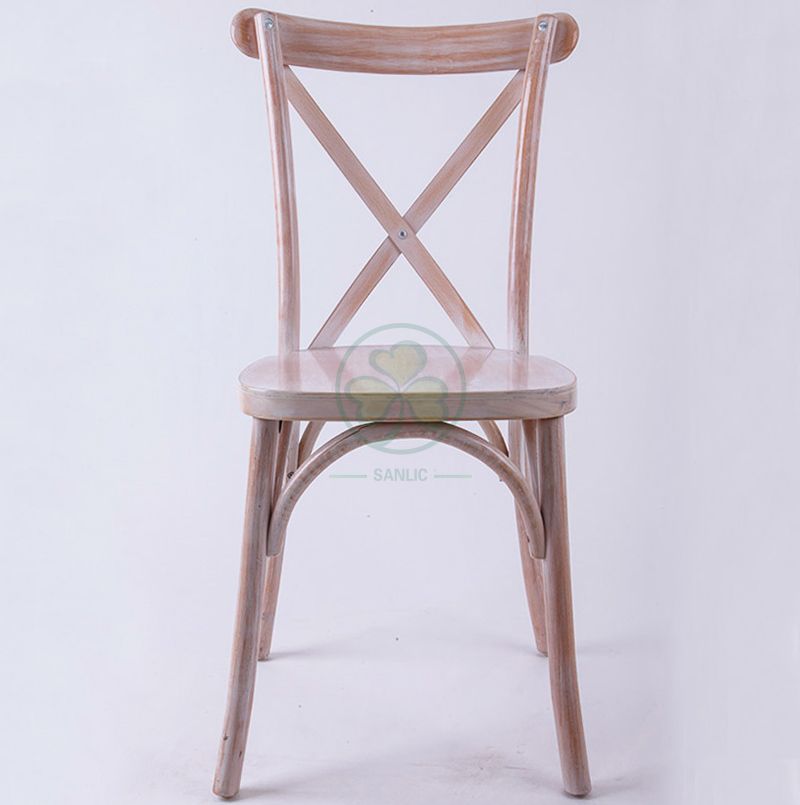 Classic Limewash Crossback Chairs for Event Rentals   SL-W1810RGXB