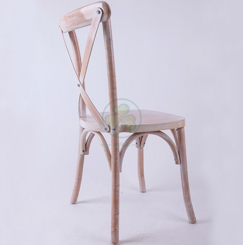 Classic Limewash Crossback Chairs for Event Rentals   SL-W1810RGXB