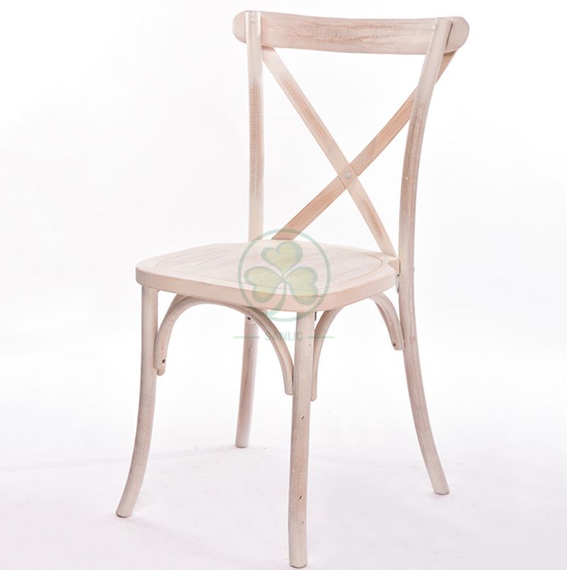 Solid Beech Wood Vineyard Crossback Chairs   SL-W1808RGXB