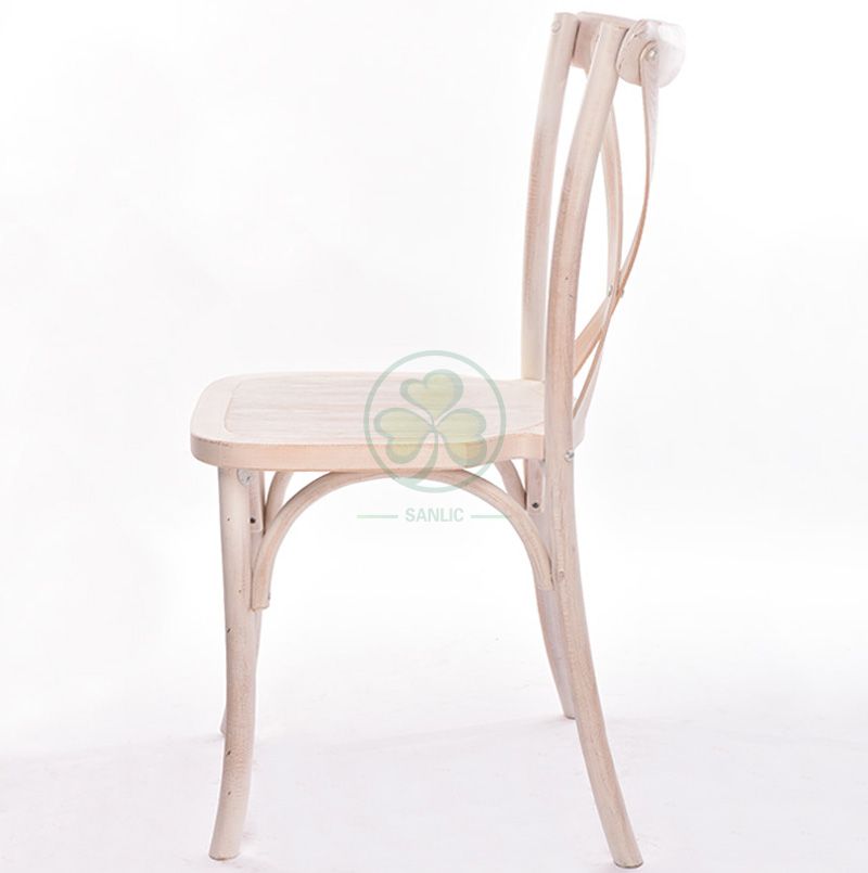 Solid Beech Wood Vineyard Crossback Chairs   SL-W1808RGXB