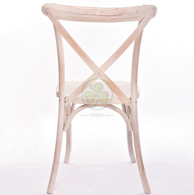Solid Beech Wood Vineyard Crossback Chairs   SL-W1808RGXB