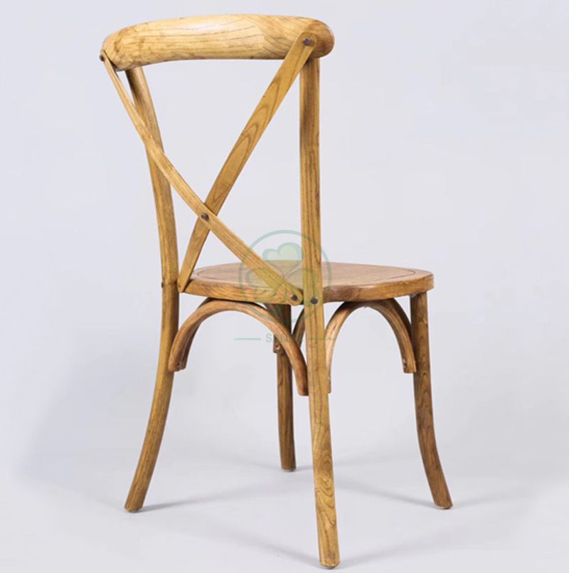 Vintage Elmwood Cross Back Chair   SL-W1813RGXB