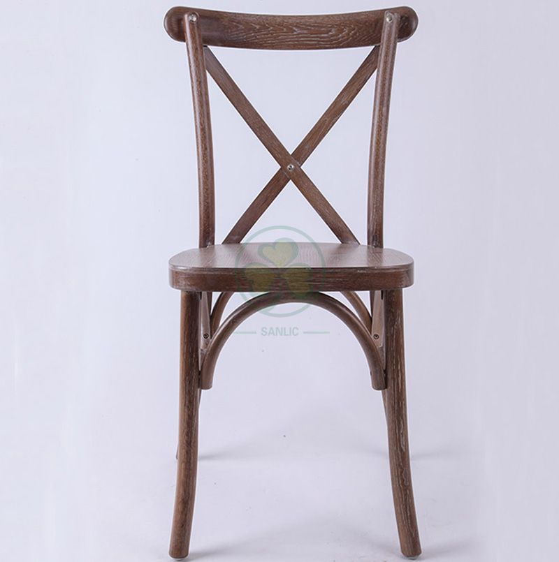 Morden Stacking Oak Crossback Dining Chairs   SL-W1821RGXB