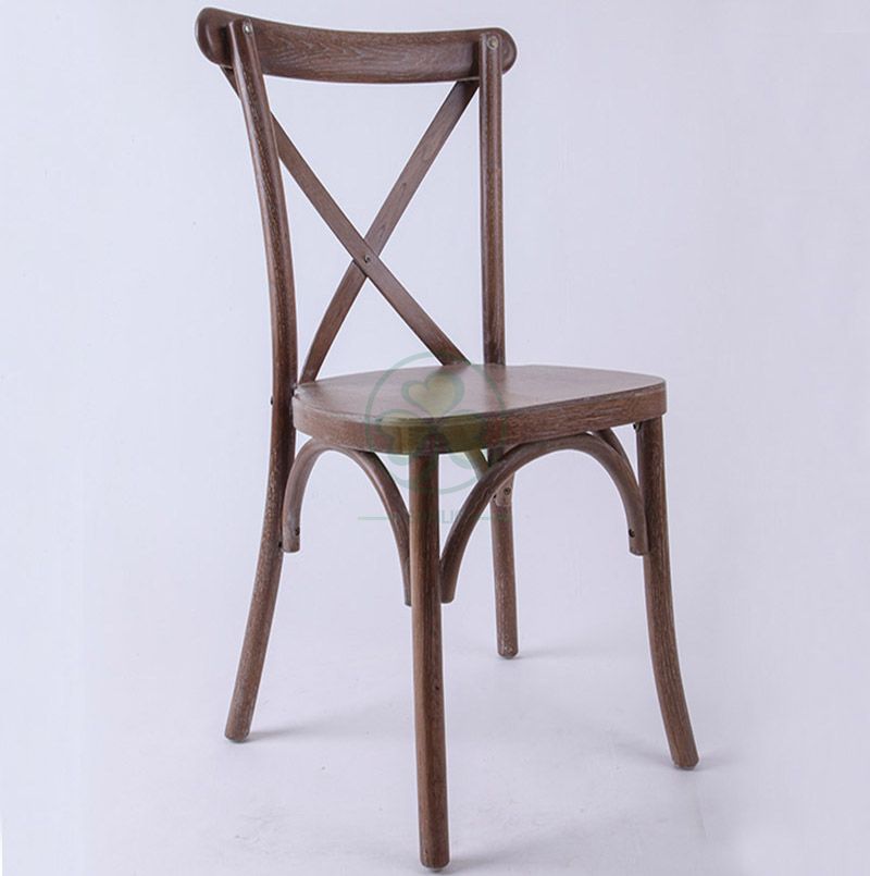 Morden Stacking Oak Crossback Dining Chairs   SL-W1821RGXB