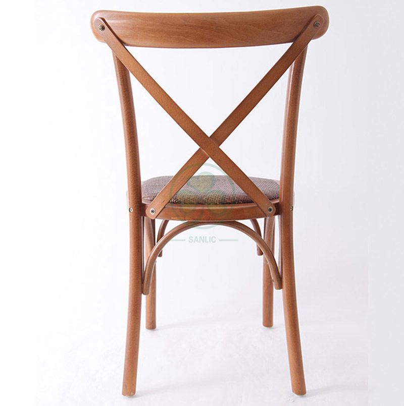 Cheap Wholesale Vineyard X Back Chairs with Rattan Seat  SL-W1826RGXB