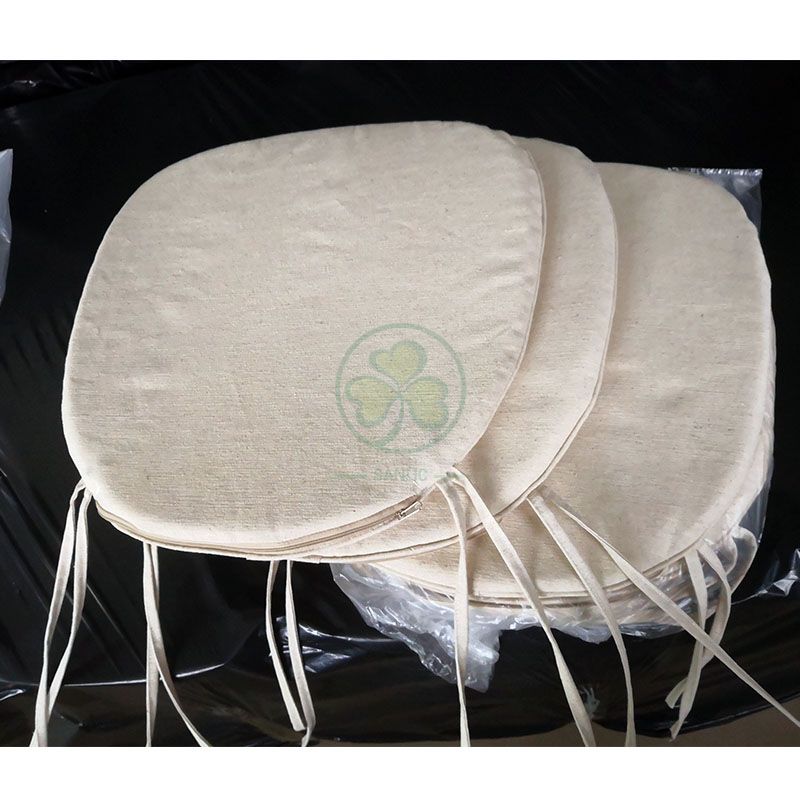 Popular Natural Linen Seat Cushions with Ties SL-F1907SLCT