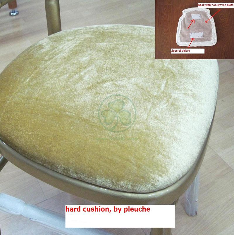 Hot Sale Hard Cushion by Pleuche with Velcros SL-F1913HPCV