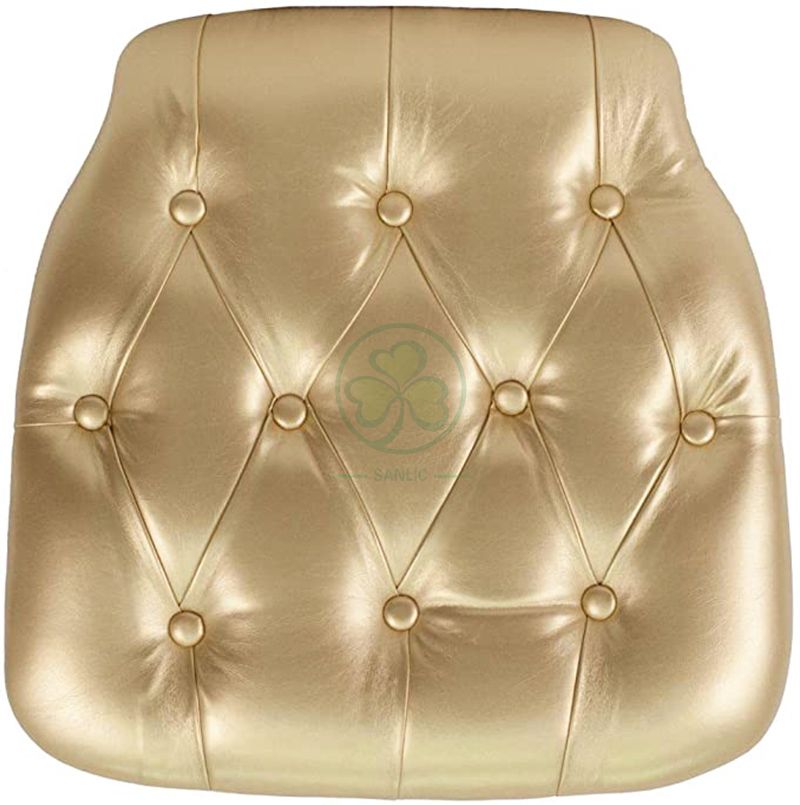 Wholesale Customized Hard PU Buttoned Chair Cushion with Velcros  SL-F1920HPBV