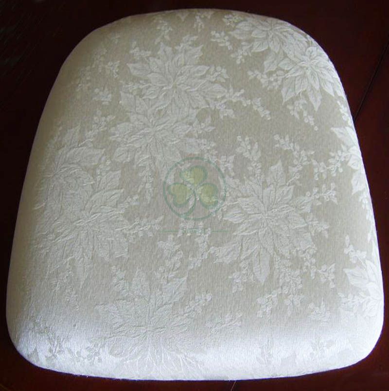 Customized Hard Jacquard Chiavari Chair Cushion with Velcros  SL-F1924HJCV