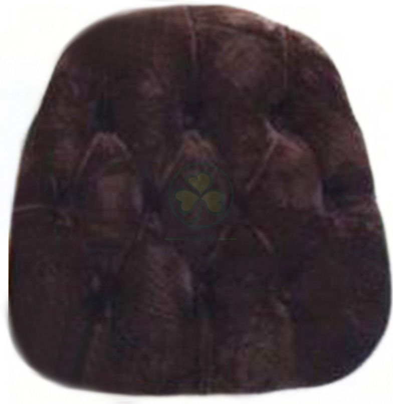 Customized Hard Pleuche Tufted Seat Cushion with Velcros SL-F1923HPTV