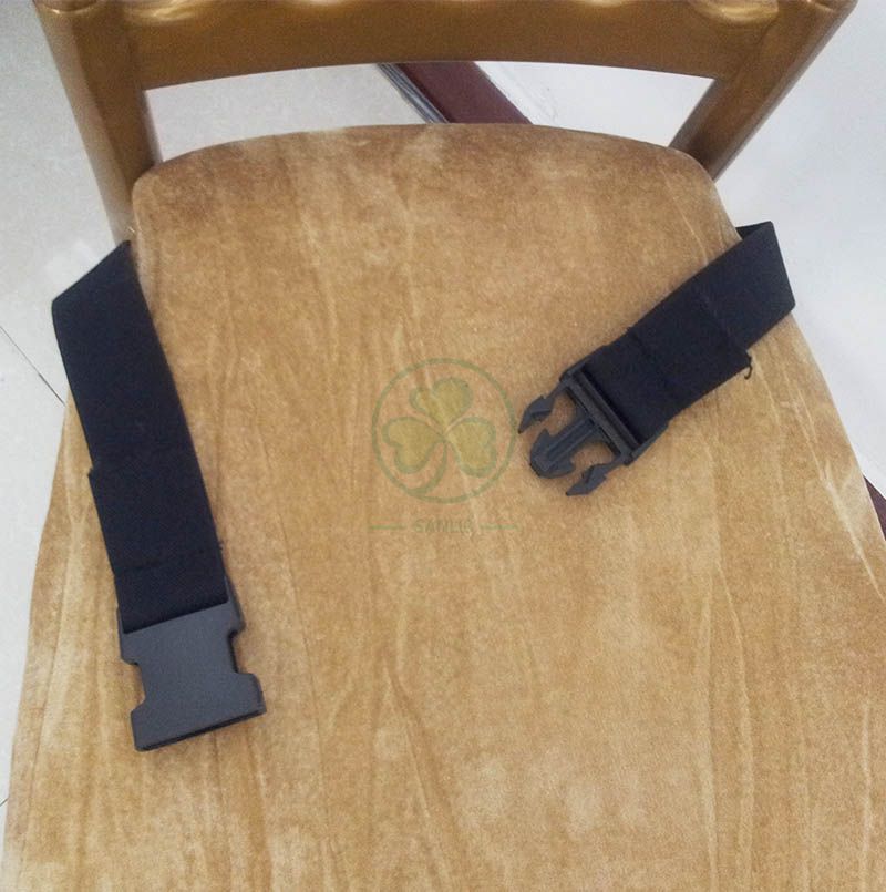 Bespoke Hard Pleuche Chair Cushion with Buckle SL-F1925HPCB