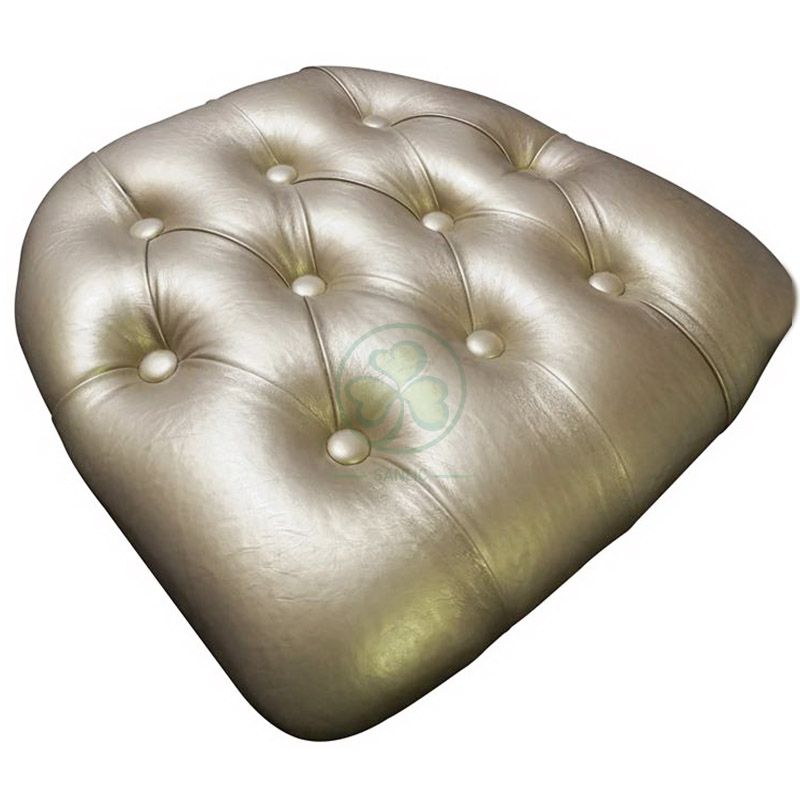 Bespoke Hard Vinyl Tafted Chair Cushion with Velcros SL-F1919HVTV