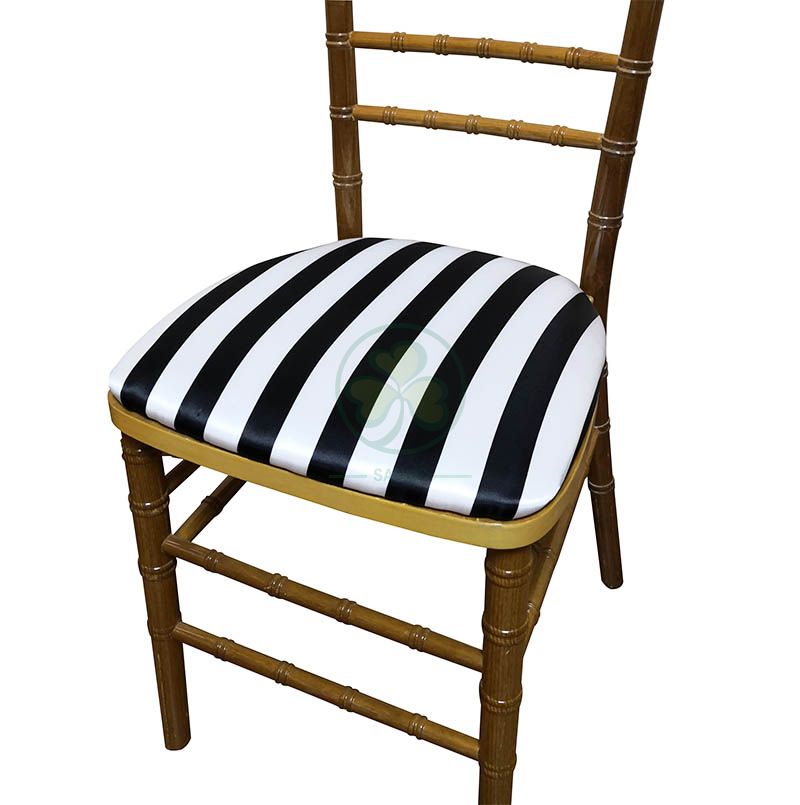 Customized Hard Satin Chiavari Chair Cushion with Velcros SL-F1927HSCV