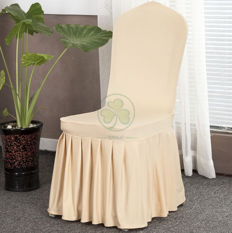 Popular Universal Wedding Skirting Decoration Banquet Chair Cover SL-F1946SUCC