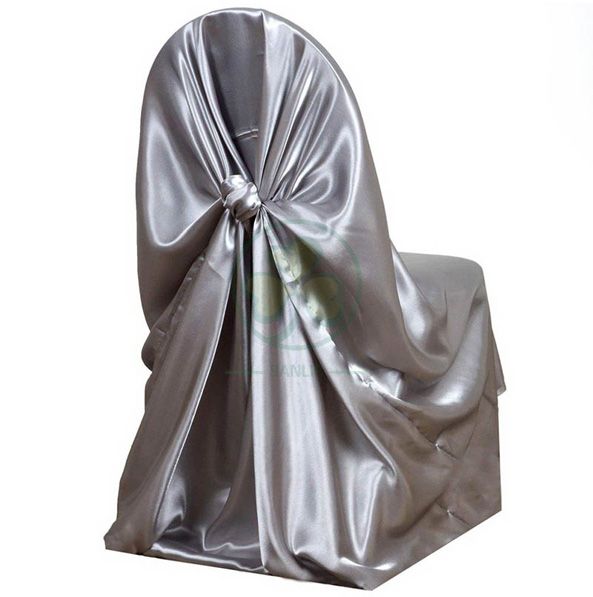 Taffeta Universal Self Tie Chair Covers Wholesale Purple SL-F1957USSC