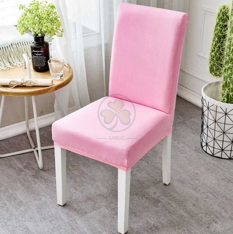 Morden Shorty Stretch Dining Room Chair Cover for Sale SL-F1962SSDC