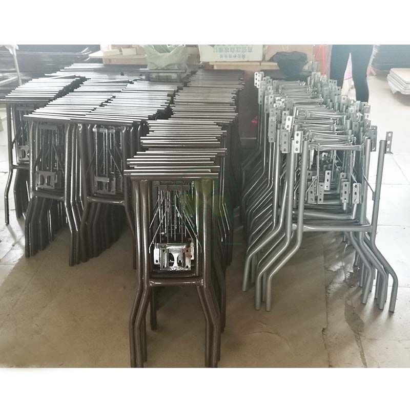 Event Rentals Metal Wishbone Folding Table Legs for Round Banquet Tables SL-M5706MFTL