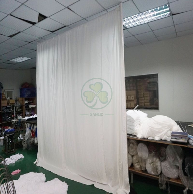 Wholesale Transparent Chiffon Backdrop Drapes and Fabrics SL-F1983TCBD