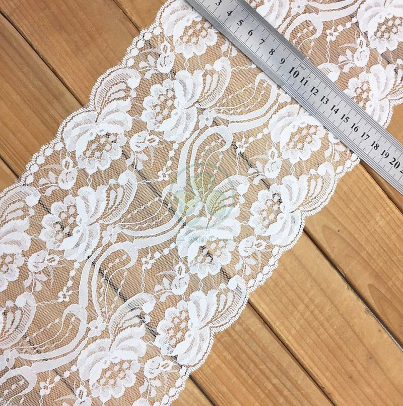 Cheap Popular Polyester Lace Table Runner for Wedding Decoration  SL-F1984PLTR