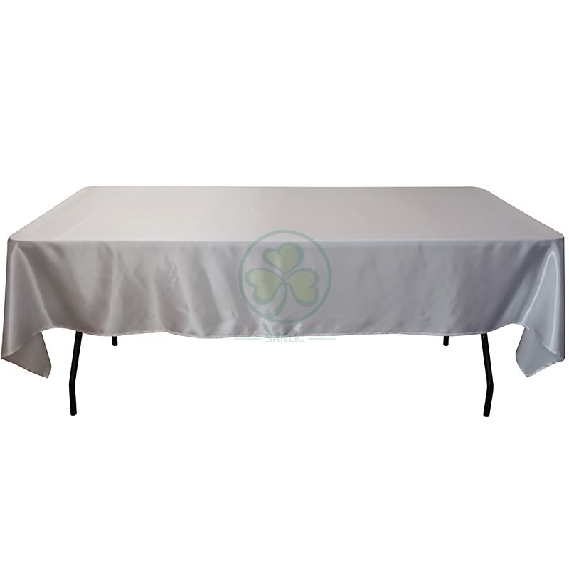 Rectangular Satin Table Cloth for Weddings and Events SL-F1990RSTC