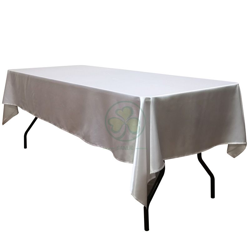 Rectangular Satin Table Cloth for Weddings and Events SL-F1990RSTC