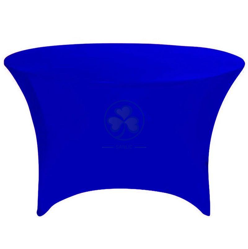 Wholesale Polyester Fitted Spandex Stretch Round Table Covers SL-F1993SSTC