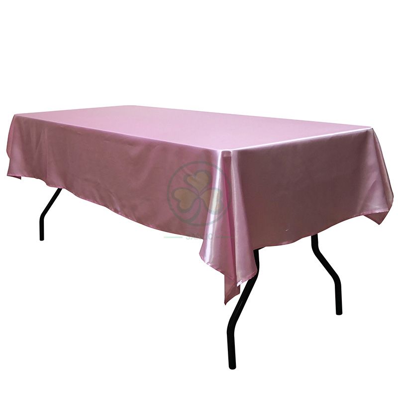 Rectangular Satin Table Cloth for Weddings and Events SL-F1990RSTC