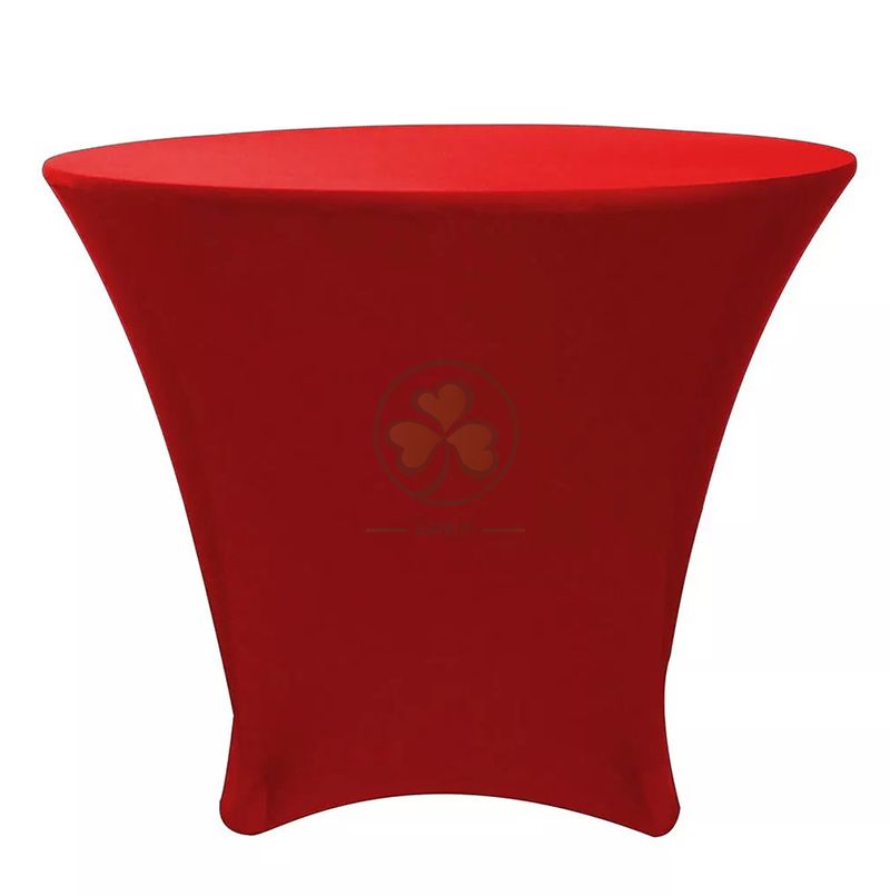 30x30 inch Lowboy Cocktail Round Stretch Spandex Table Cover SL-F1995SSTC