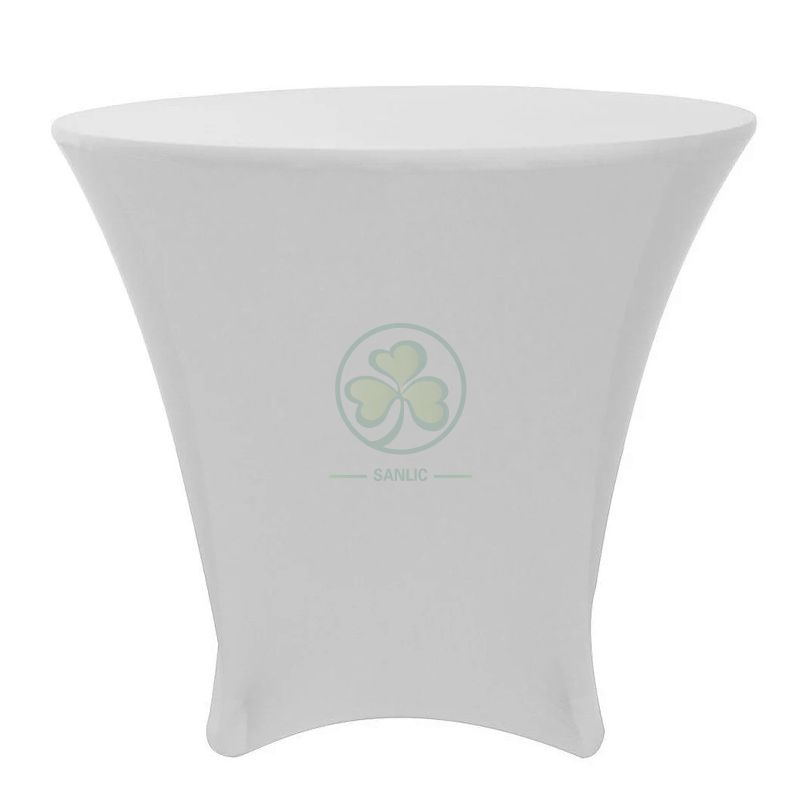 30x30 inch Lowboy Cocktail Round Stretch Spandex Table Cover SL-F1995SSTC