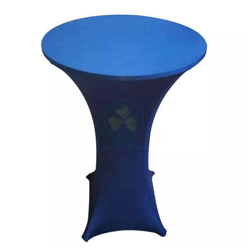 30 Inch Highboy Cocktail Round Stretch Spandex Table Cover Red SL-F1996RSTC