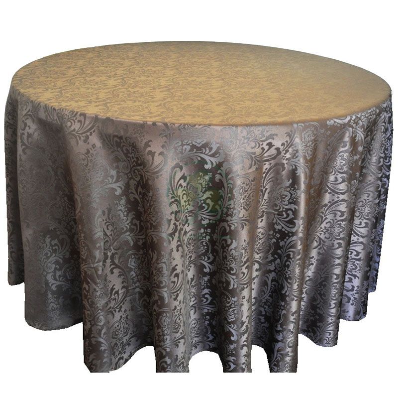 Custom Jacquard Damask Wedding Table Cloth SL-F2018JDTC