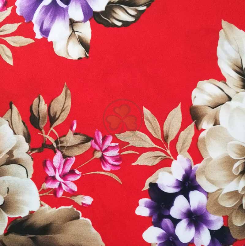 Fancy Tablecloths with Big Brightly Colored Flowers SL-F2026FTBF