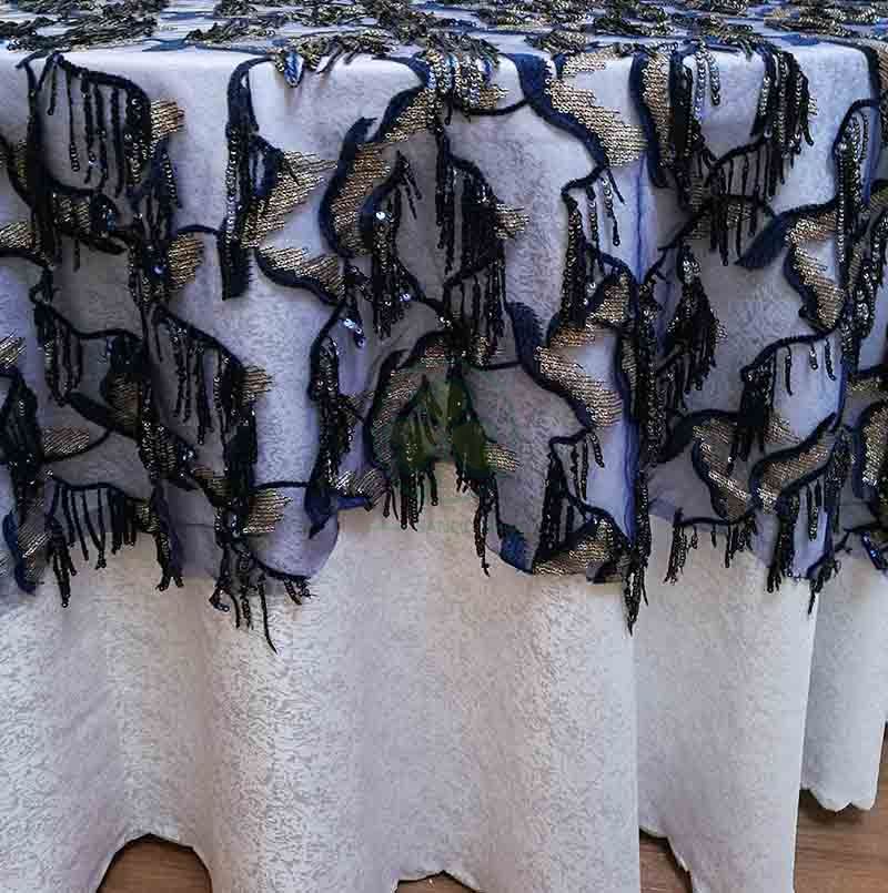 Bespoke Special Wedding Fancy Table Cloth for Events Decorations SL-F2029WFTC