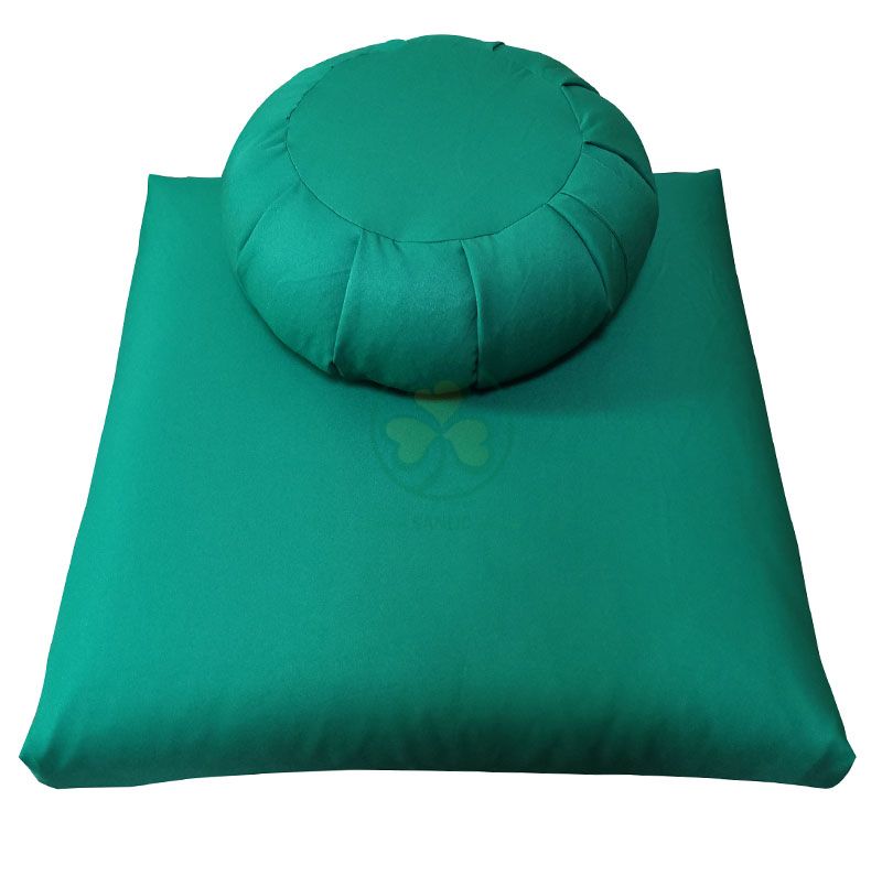 Customized Zafu and Zabuton Meditation Cushion Set Filled Buckwheat Kapok SL-F2033ZZMC