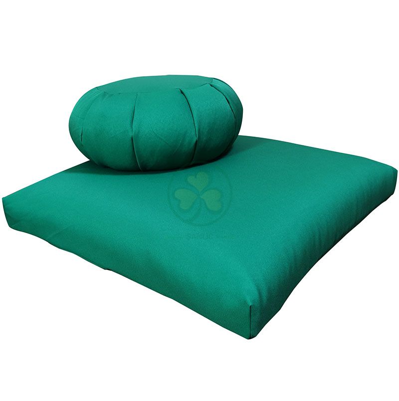 Customized Zafu and Zabuton Meditation Cushion Set Filled Buckwheat Kapok SL-F2033ZZMC